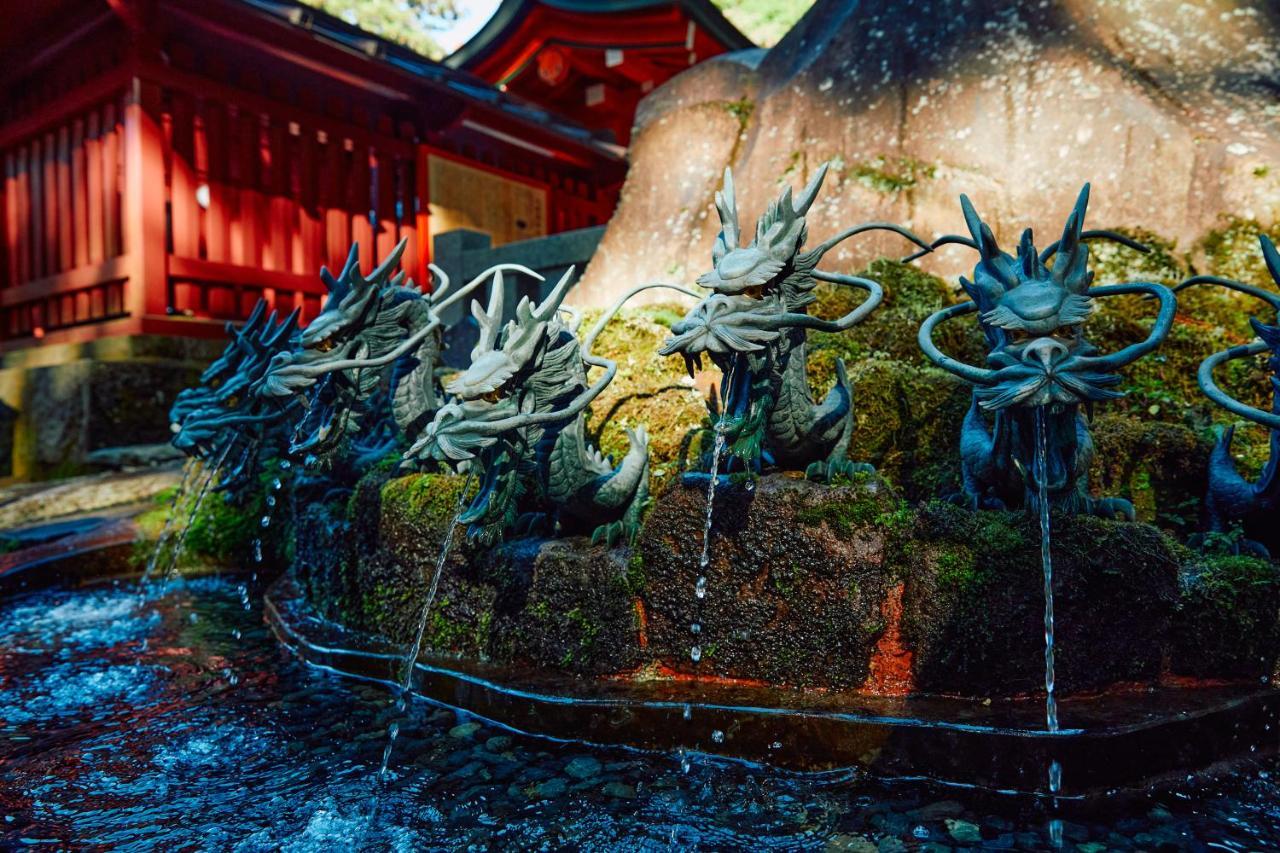 Villa Hakone Kabuto 古民家旅館 150平米 バス停迄一分 準天然温泉 最大12名 外观 照片