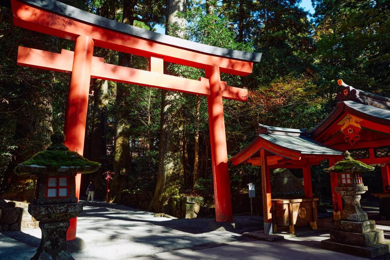 Villa Hakone Kabuto 古民家旅館 150平米 バス停迄一分 準天然温泉 最大12名 外观 照片