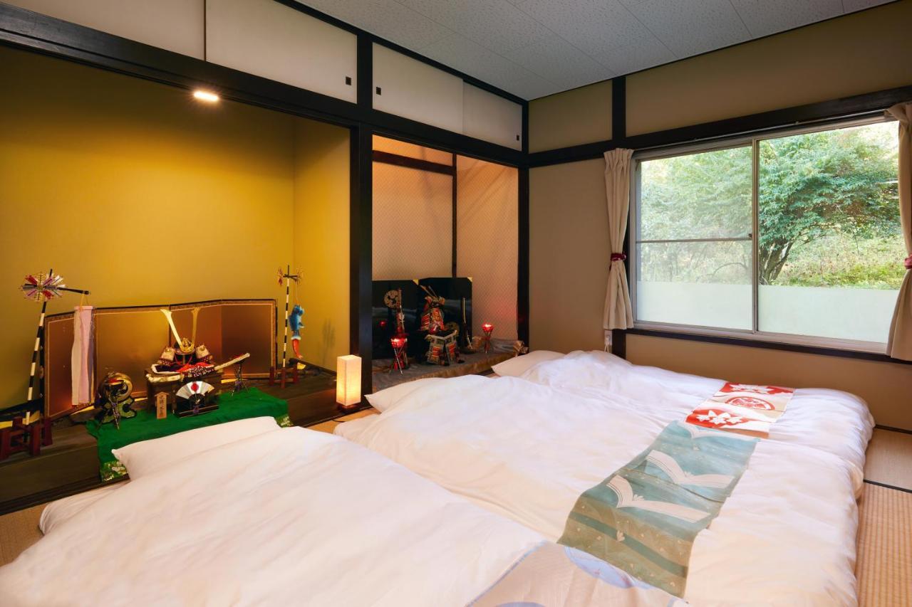 Villa Hakone Kabuto 古民家旅館 150平米 バス停迄一分 準天然温泉 最大12名 外观 照片